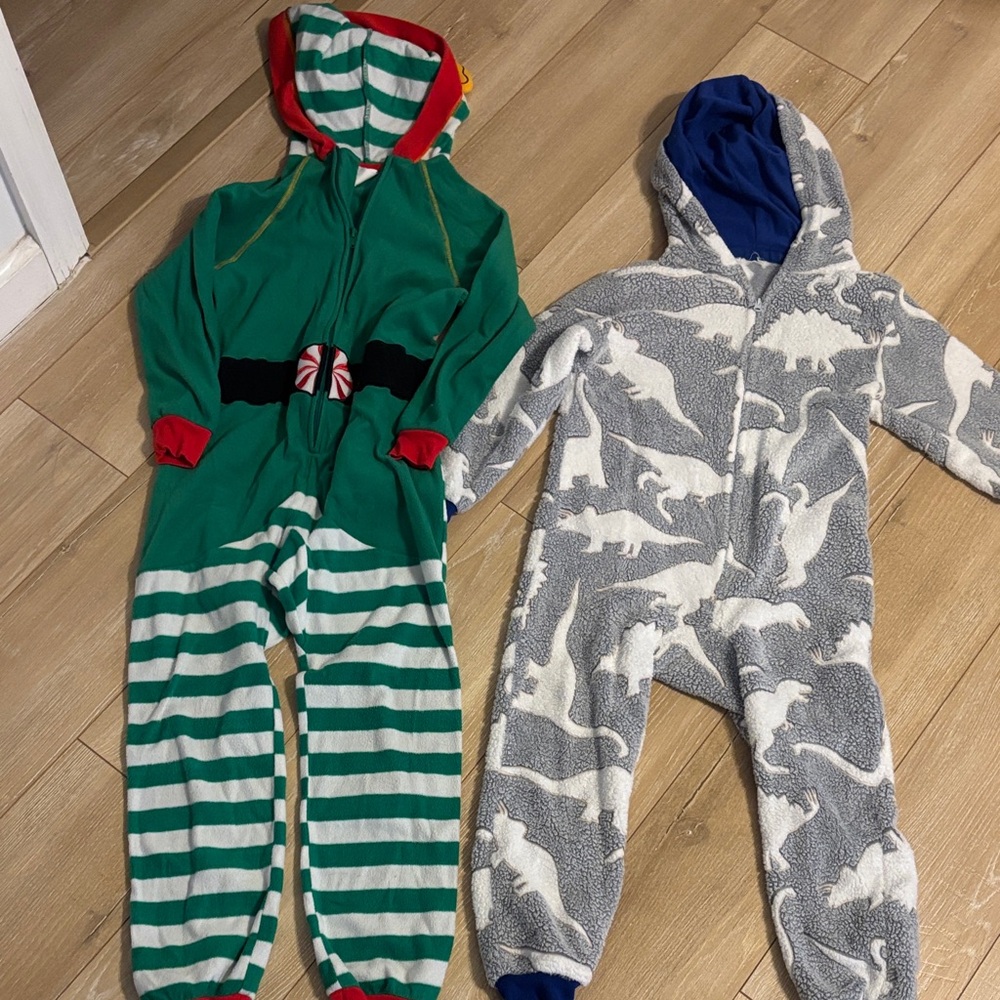 Cat & Jack Fleece Footless Onesies. Size 6 or Adult XS.